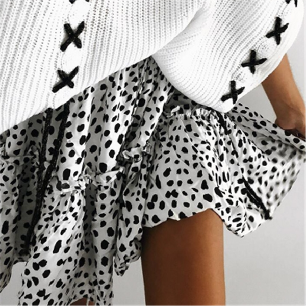 Leopard skirt