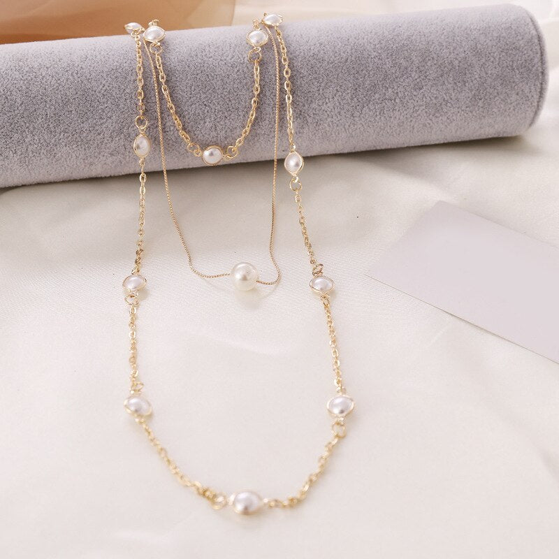 Collier en perle pour femmes