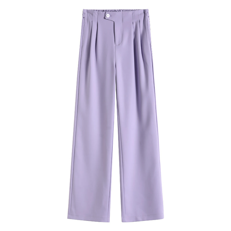 Suit Wide-legged Pants Women Loose Drape Casual