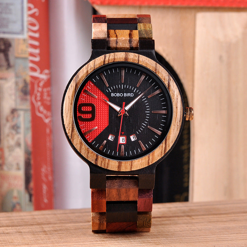 Wooden watch for men