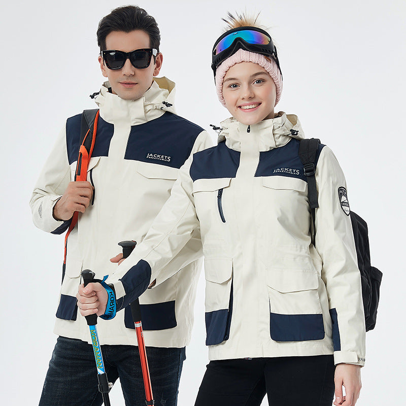 Manteaux de ski  imperméable coupe vent respirant