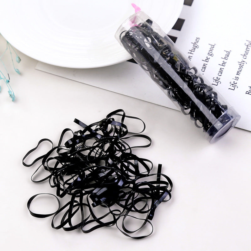 Rubber Band For Women Disposable Children Black Hair Ring Hair Accessories Hair Rope Headband Hair Accessories