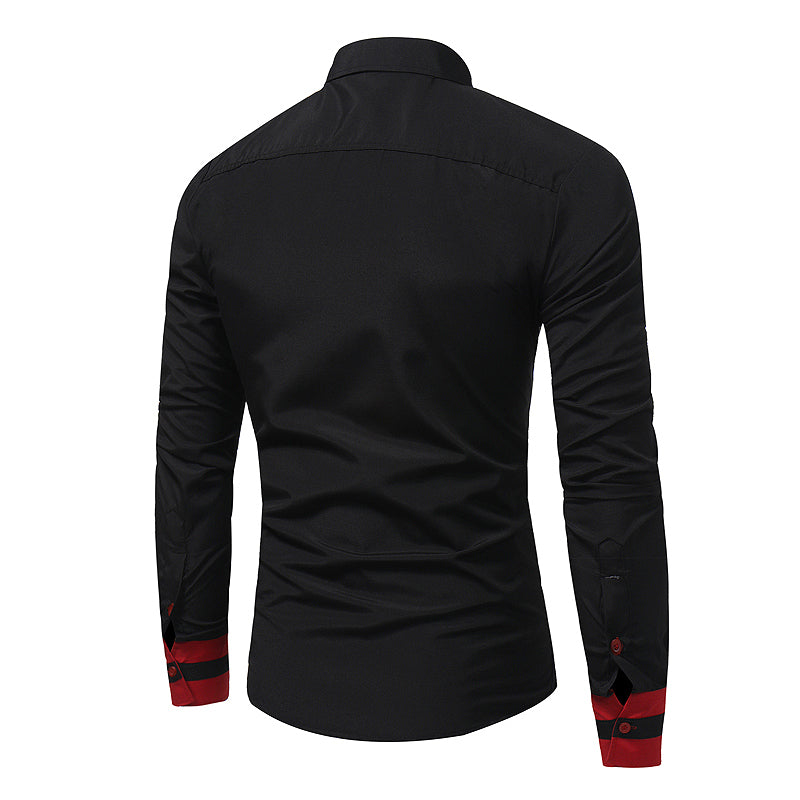 Men Long-Sleeves Business Shirt