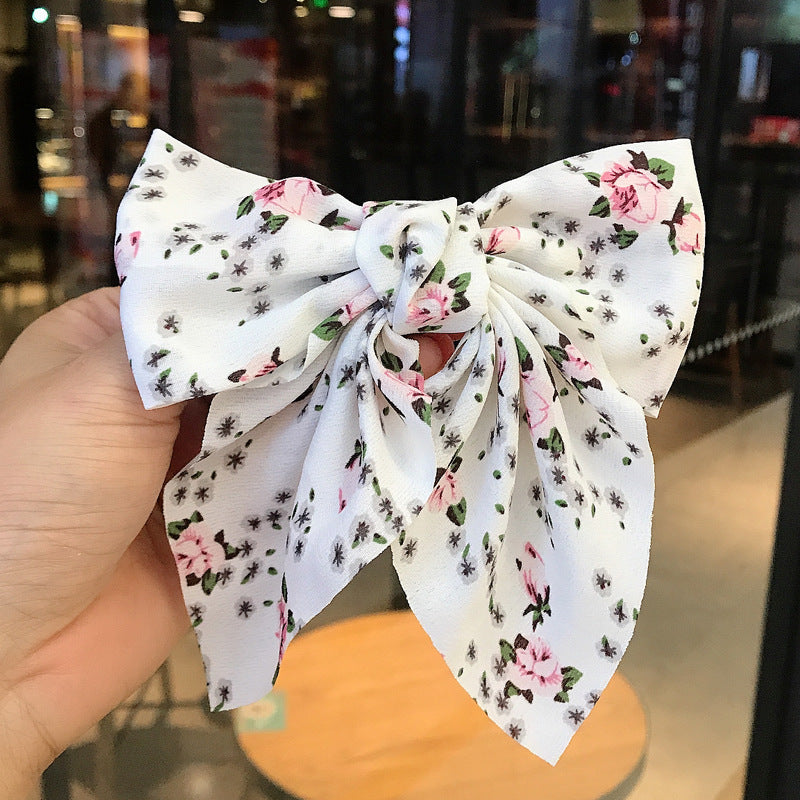 New Polka Dot Big Bow Hairpin Japanese Ribbon Hair Accessories