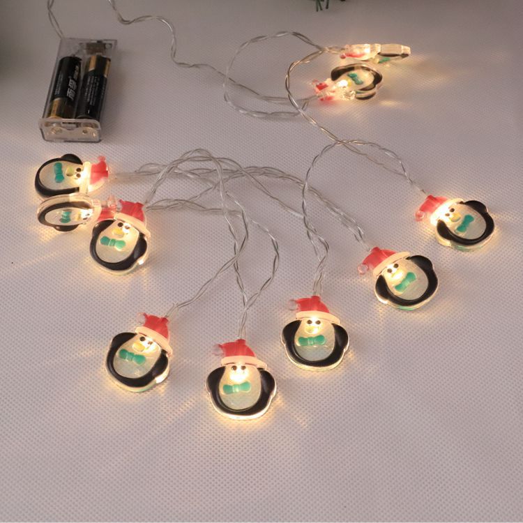 Room Christmas Battery LED Snowman Light String