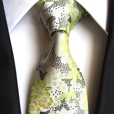 Tie New Paisley Polyester Men's Big Flower Tie Suit Wedding Best Man Tie Formal Wear