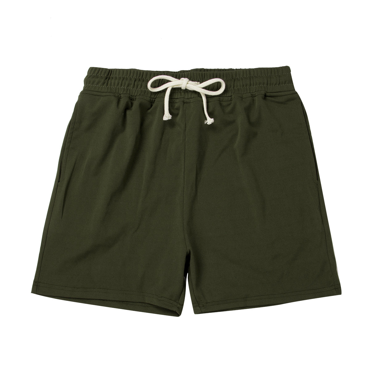 Beach Style Men's Swimming Shorts Solid Color Shorts Men