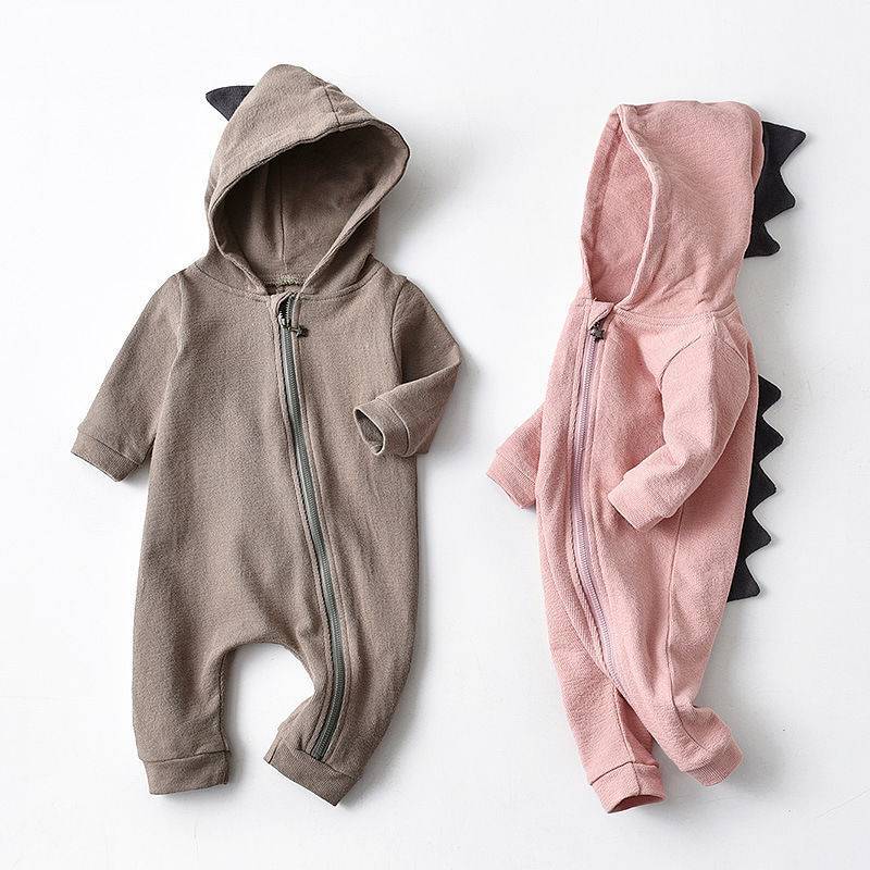 Long Sleeve Hooded Zipper Sweater For Newborn