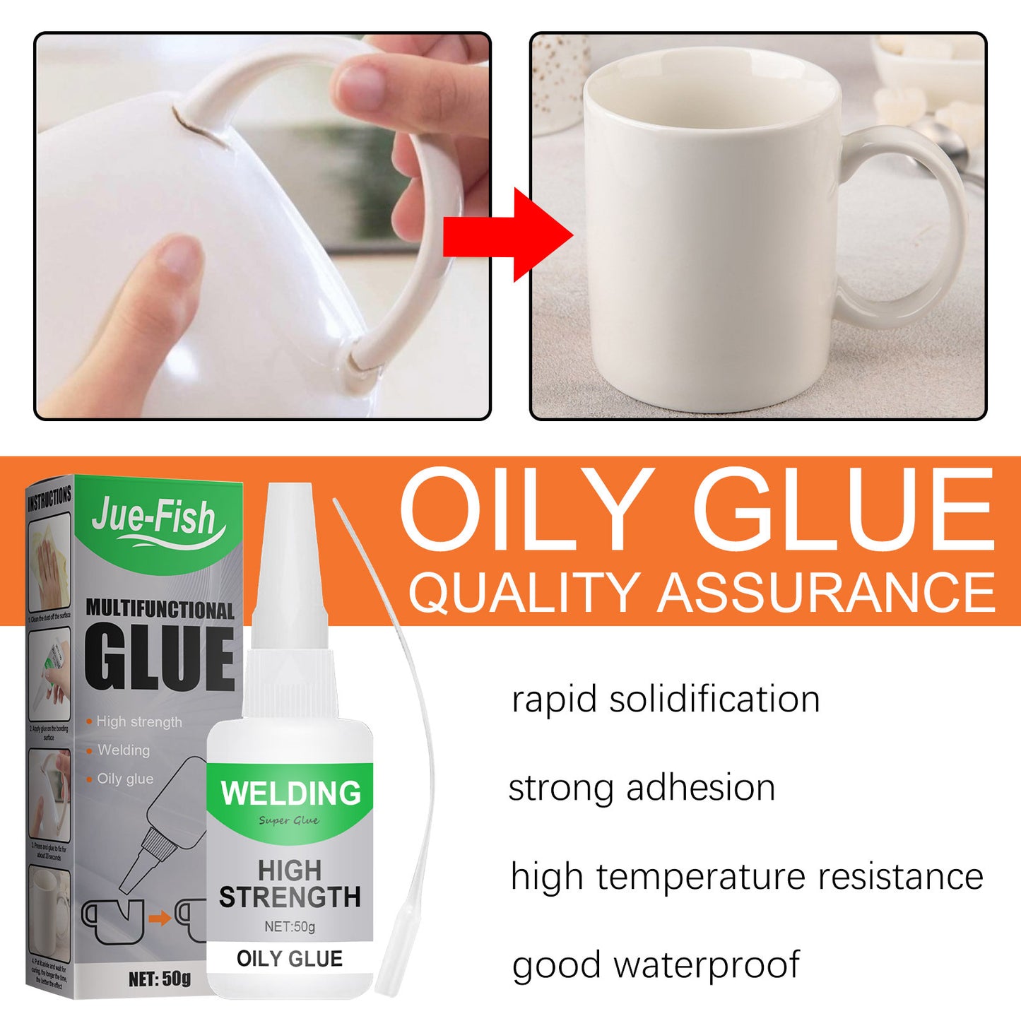 Transparent And Universal Instant Adhesive