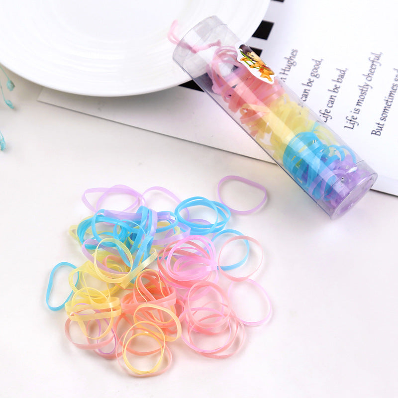 Rubber Band For Women Disposable Children Black Hair Ring Hair Accessories Hair Rope Headband Hair Accessories