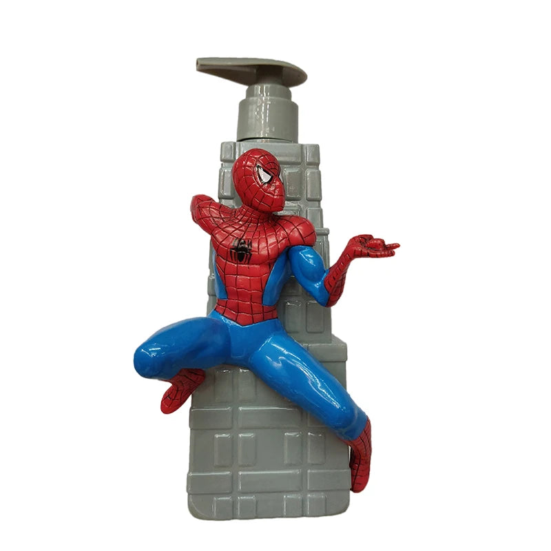 Toy Story Spiderman 320ml Shampoo Bottle  Movie Woody Buzz Lightyear Alien Model Toy Box lotion hand soap bottled