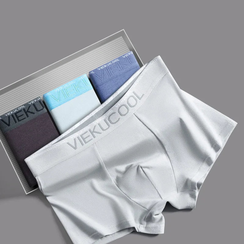 4pcs Boxers Man Underwear Cotton Graphene Men Underpants Breathable Comfortable Men's Panties  Elastic BoxerShorts Trunk