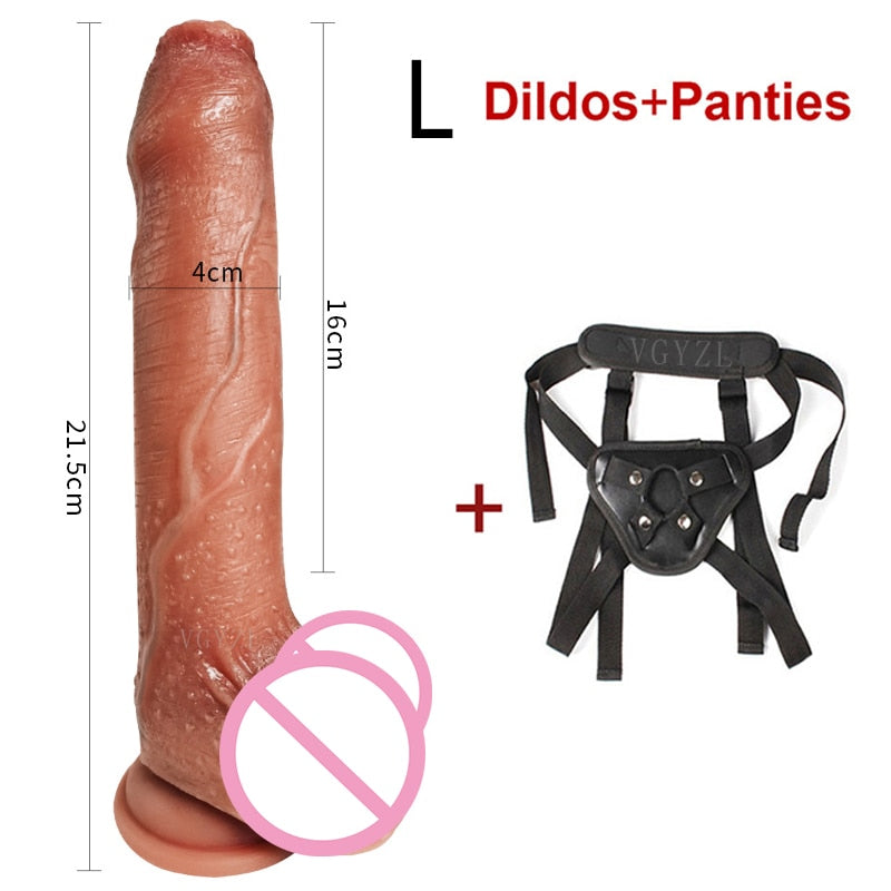 Enorme Pénis double silicone peau naturelle