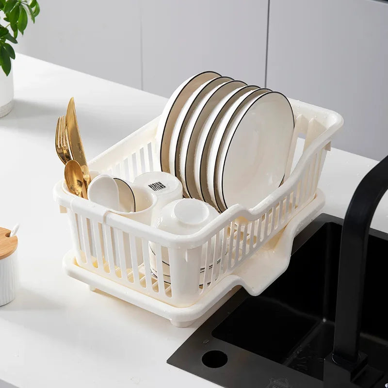 Detachable Dish Rack Dish Bowl Cups Spoon Storage Rack Custom Dish Drying Rack Over The Sink  Dish Rack Kitchen Organizer