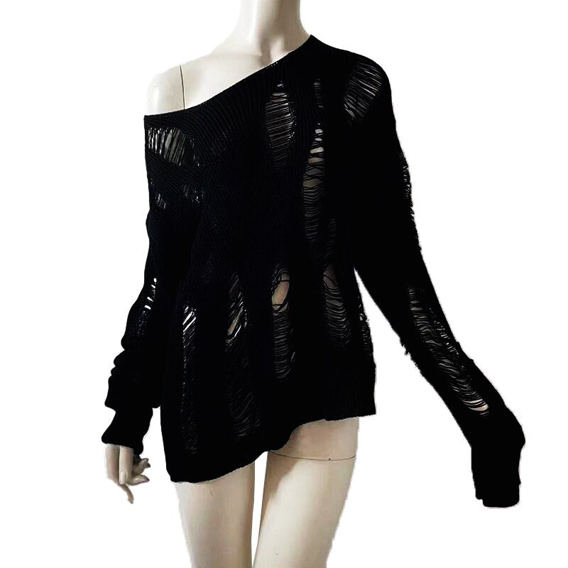 Sweaters Black Gothic Lady