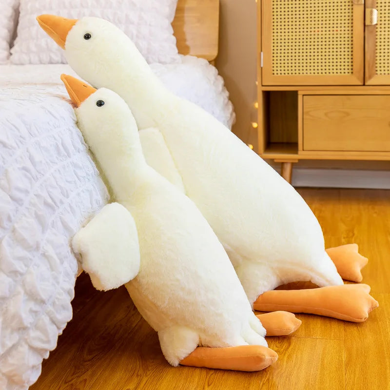 50/90/130CM Funny Joy Hot Goose Plush Stuffed Soft Duck Sleeping Pillow Sofa Cushion Kids Girlfriend Birthday Gift