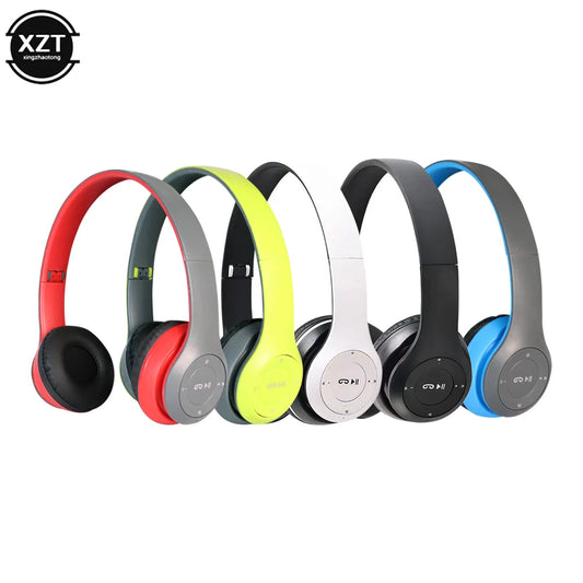 Stereo P47 Headset 5.0 Bluetooth Headset Folding Series Wireless Sports Game Headset for iPhone XiaoMi