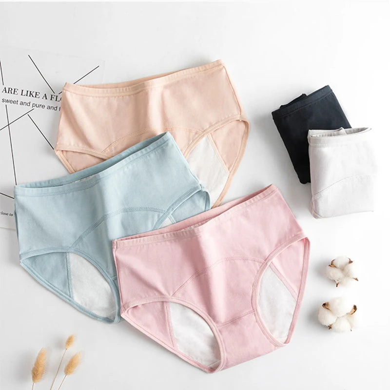 5pcs Period underwear woman set Leak Proof Waterproof Women's Lingerie Very Abundant flow Menstrual Panties briefs For Women