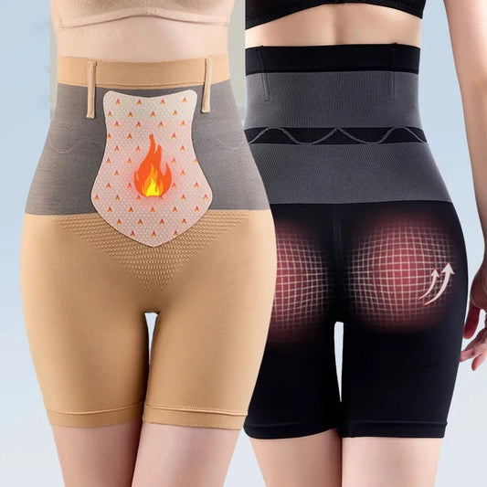 Close-Fitting Flat Belly Reducing Panties for Women High Waist Slimming Shorts Winter Thermal Underwear Butt Lifter Body Shaper