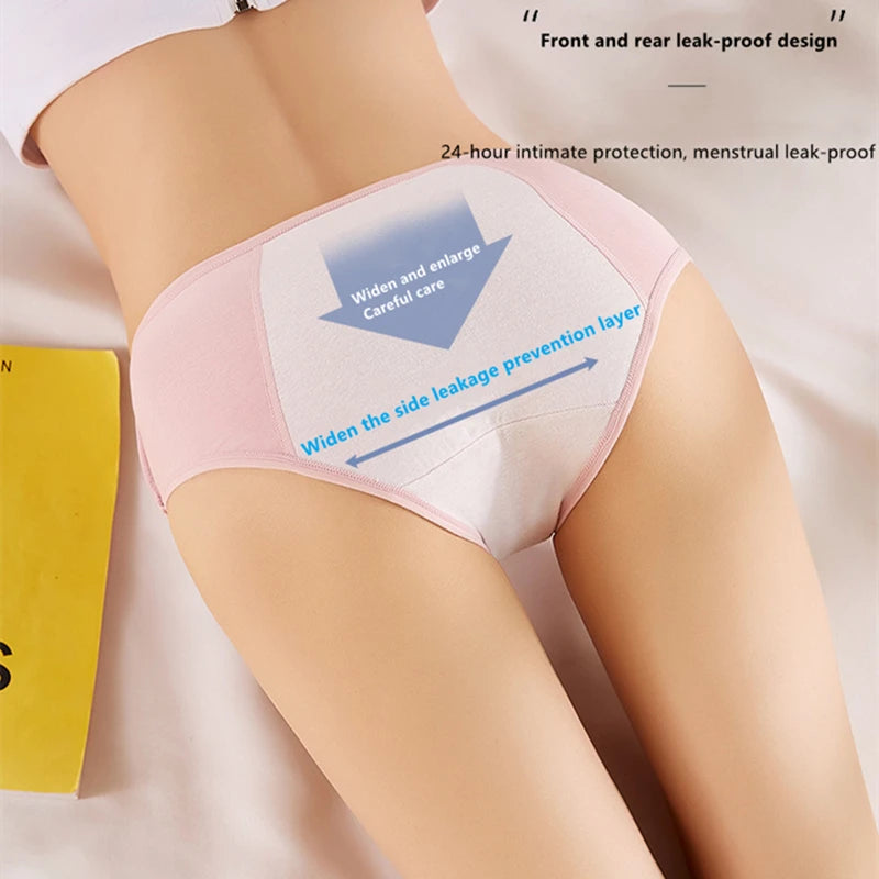 5pcs Period underwear woman set Leak Proof Waterproof Women's Lingerie Very Abundant flow Menstrual Panties briefs For Women