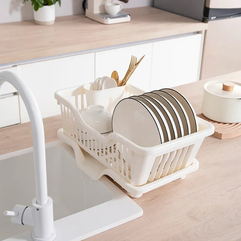 Detachable Dish Rack Dish Bowl Cups Spoon Storage Rack Custom Dish Drying Rack Over The Sink  Dish Rack Kitchen Organizer