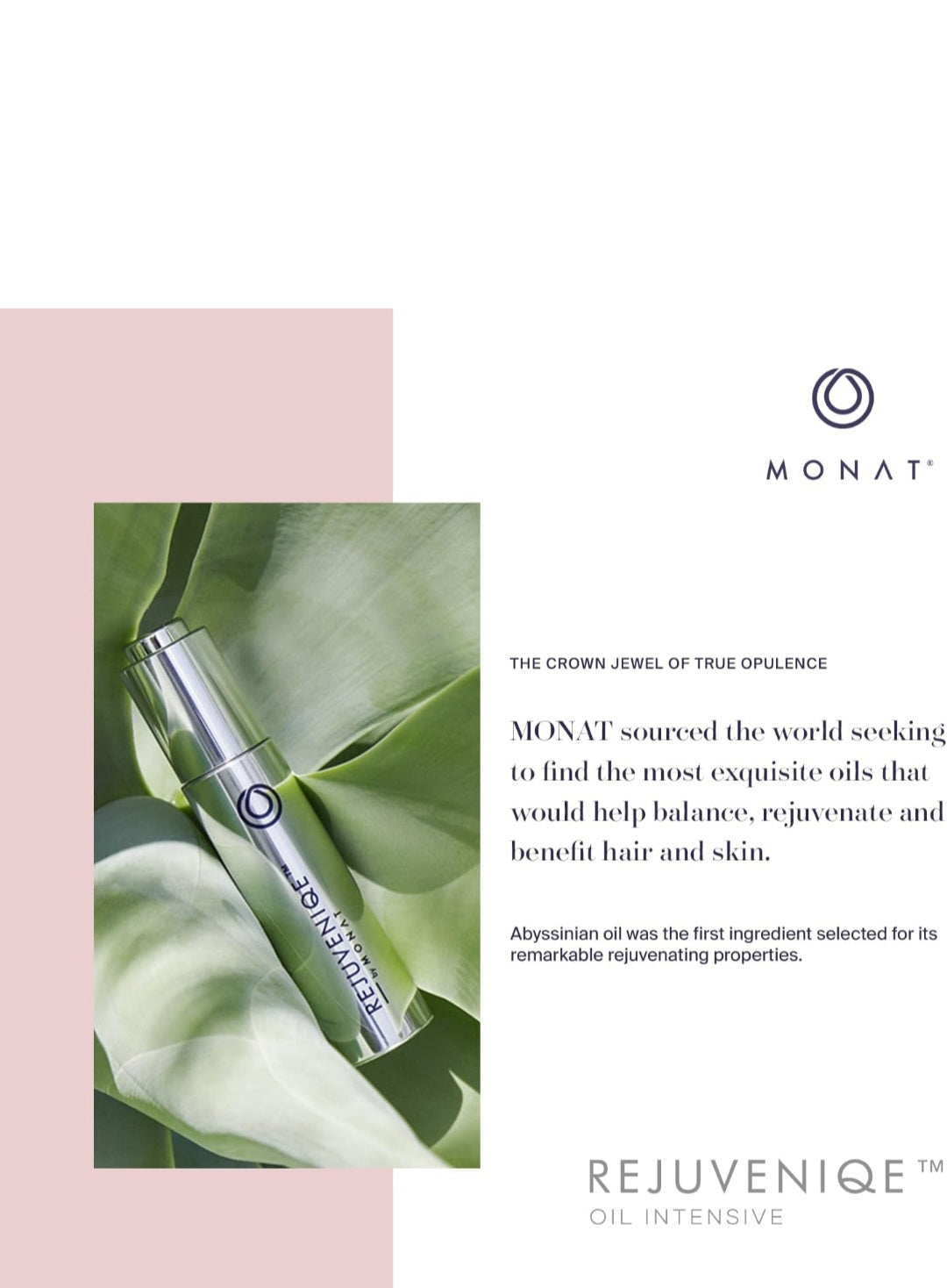 MONAT REJUVENIQE® Oil Multi-Purpose Hair & Skin Treatment with 13+ Natural Plant and Essential Oils, Hydrates and Strengthens, 30 ml (1.0 fl.oz.)