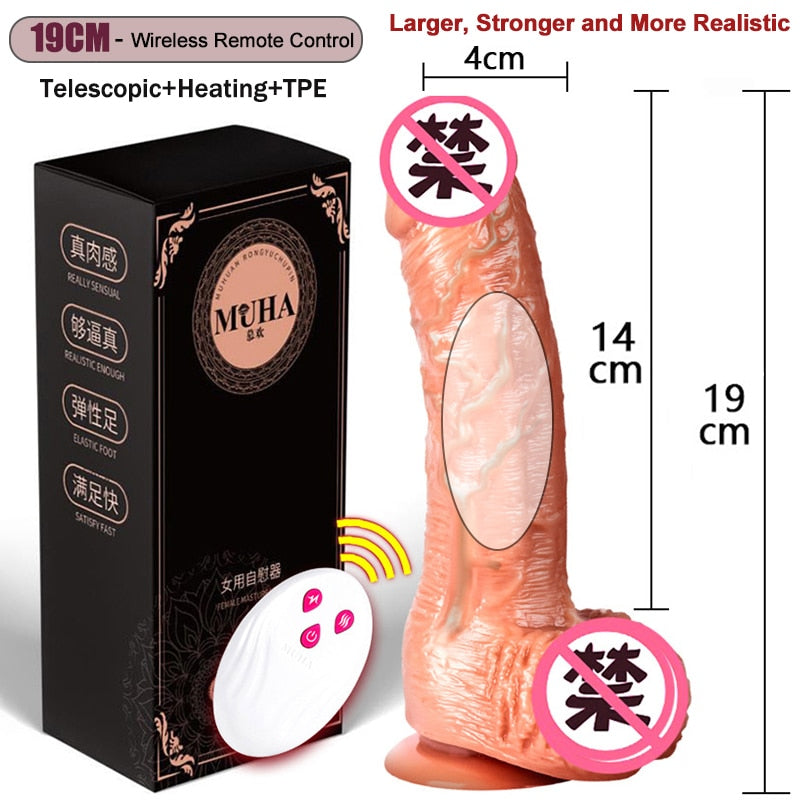 Vibro masseur Dildo Pénis réaliste pour Femmes