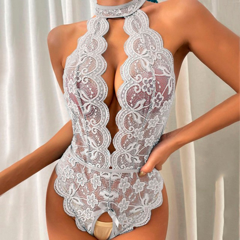 Lingerie en dentelle  body Doll ( Vêtement Erotique)