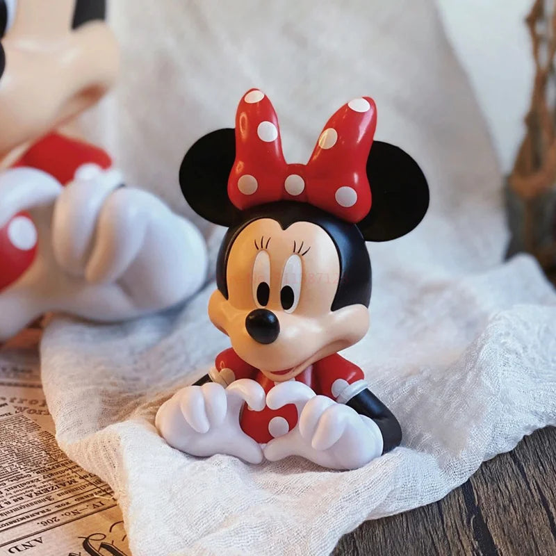 Disney Mickey Minnie Doll Wedding Ornaments Couple Engagement Wedding Decorations Mickey Mouse Room Decoration Small Gifts.