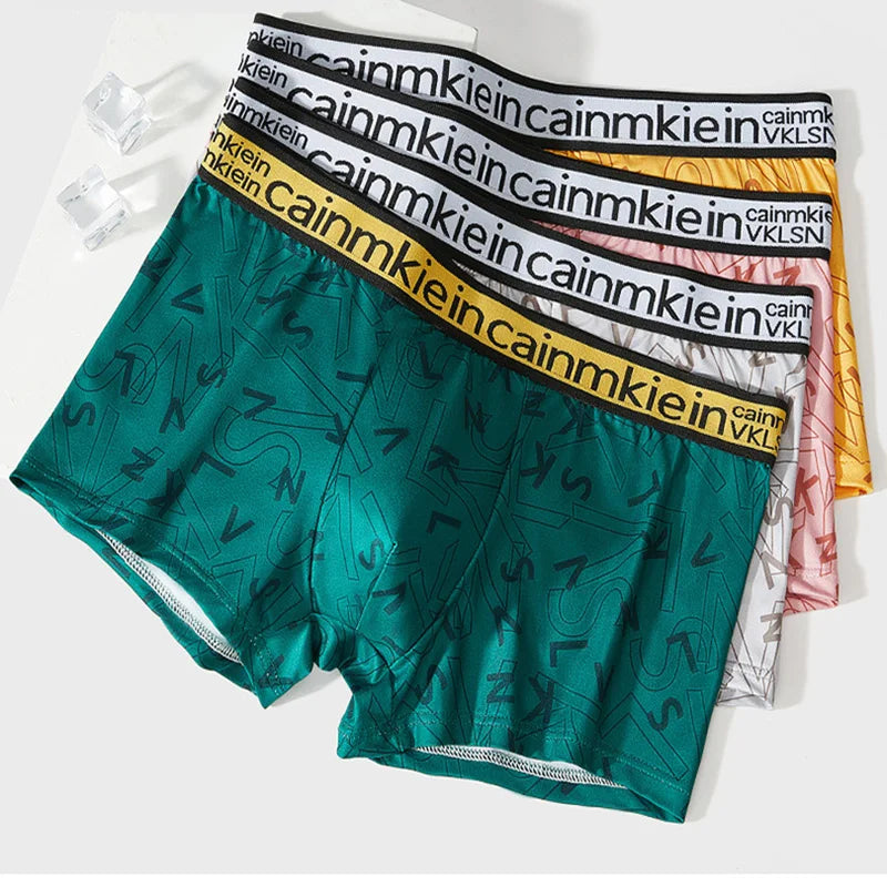 9Pcs/lot Men's Panties Soft Fiber BoxerShorts Man Underwear Men Elastic Boxers Breathable Male Underpants Sexy Men's Underwear