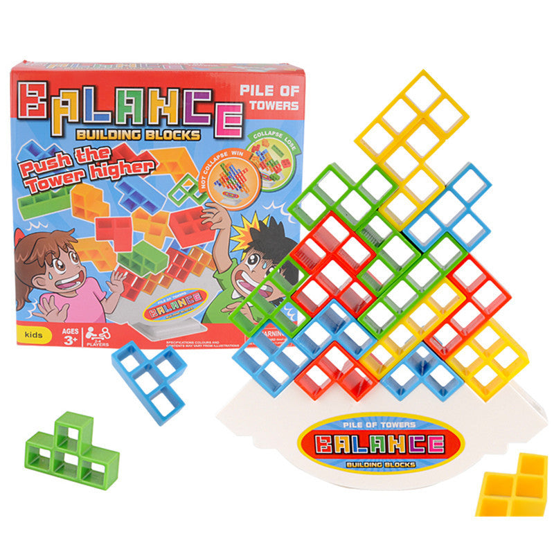 Balance Stacking Board Games Kids Adults Tower Block Toys For Family Parties Travel Games Boys Girls Puzzle Buliding Blocks Toy