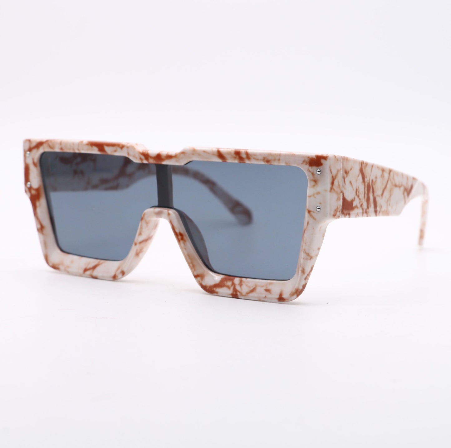 Oversized One Lens Square Sunglasses Fashion Men Women