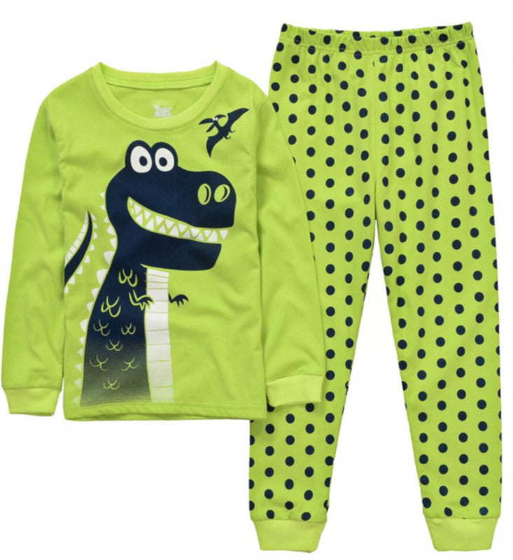 Children's Pyjamas Dinosaur Cotton Autumn Long Sleeves