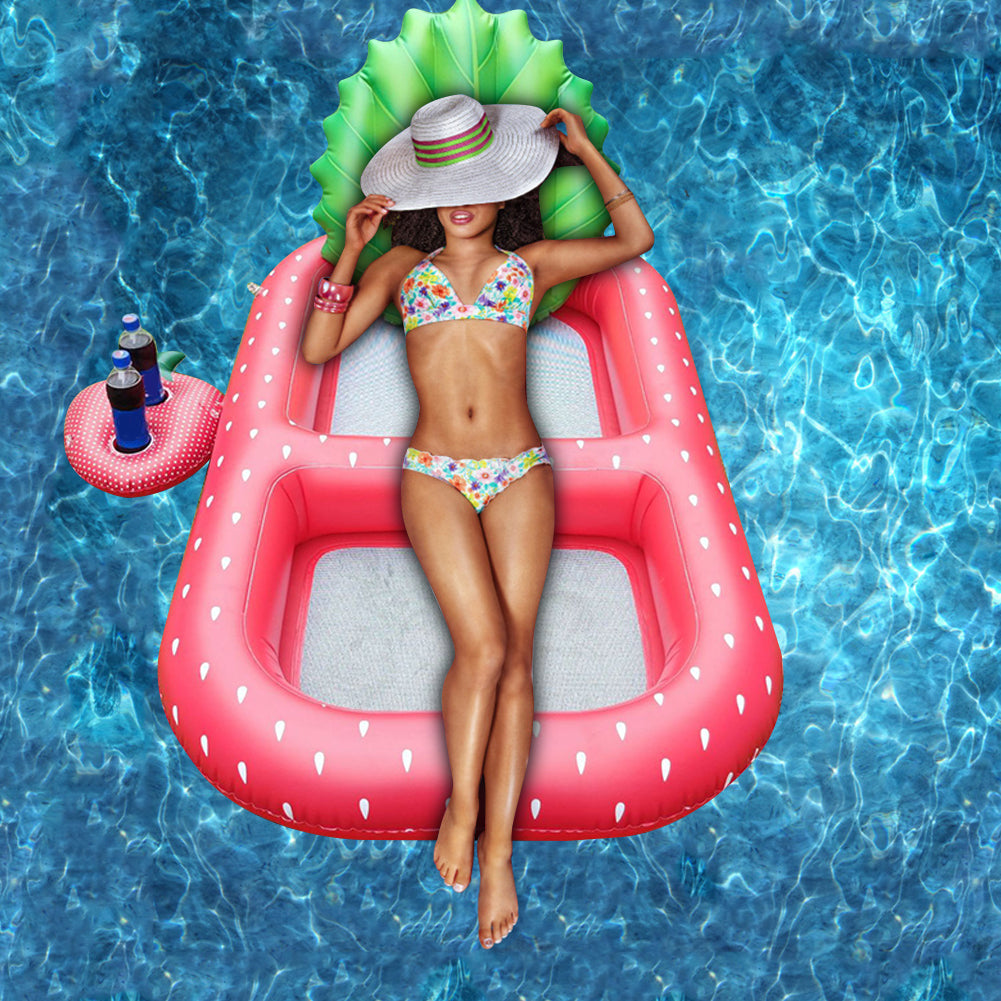 Inflatable Swimming Pool Pineapple Floating Row Air Cushion Bed Summer Water Floating Hammock Air Mattress Water Sports Toys