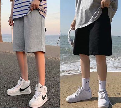 New Casual Pants Men''s Summer Shorts Men''s Korean Trend Loose  Hong Kong Style Straight Sports Pants