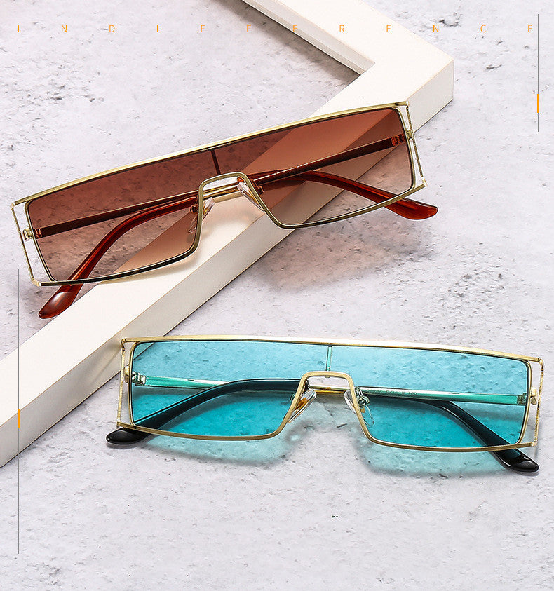 Personality Frame Conjoined Sunglasses For Men And Women