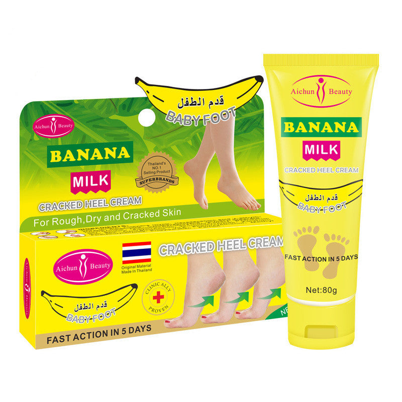 Banana Foot Cream Moisturizes And Prevents Cracking