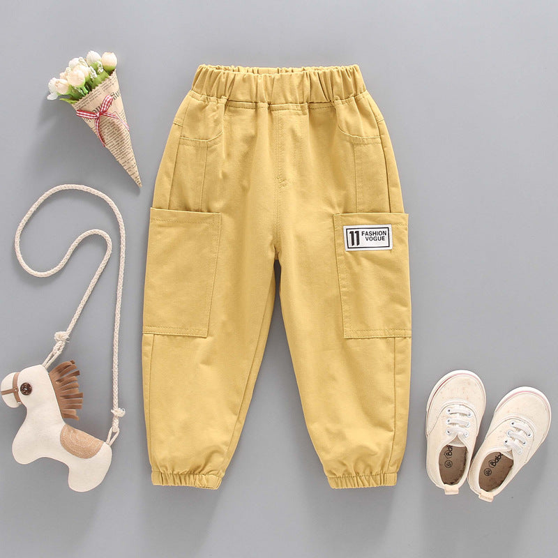 Autumn Style Children's Clothing Baby Trousers Boys Casual Sports Pants