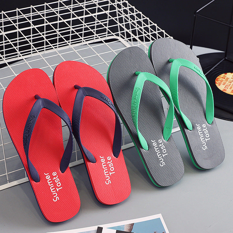 Flip Flops Beach Shoes Men Thong Sandals Summer