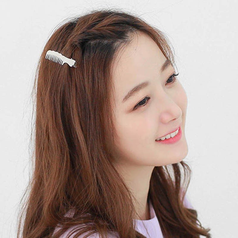 Women Hairpin Comb Pattern Hair Clip Hair Barrettes