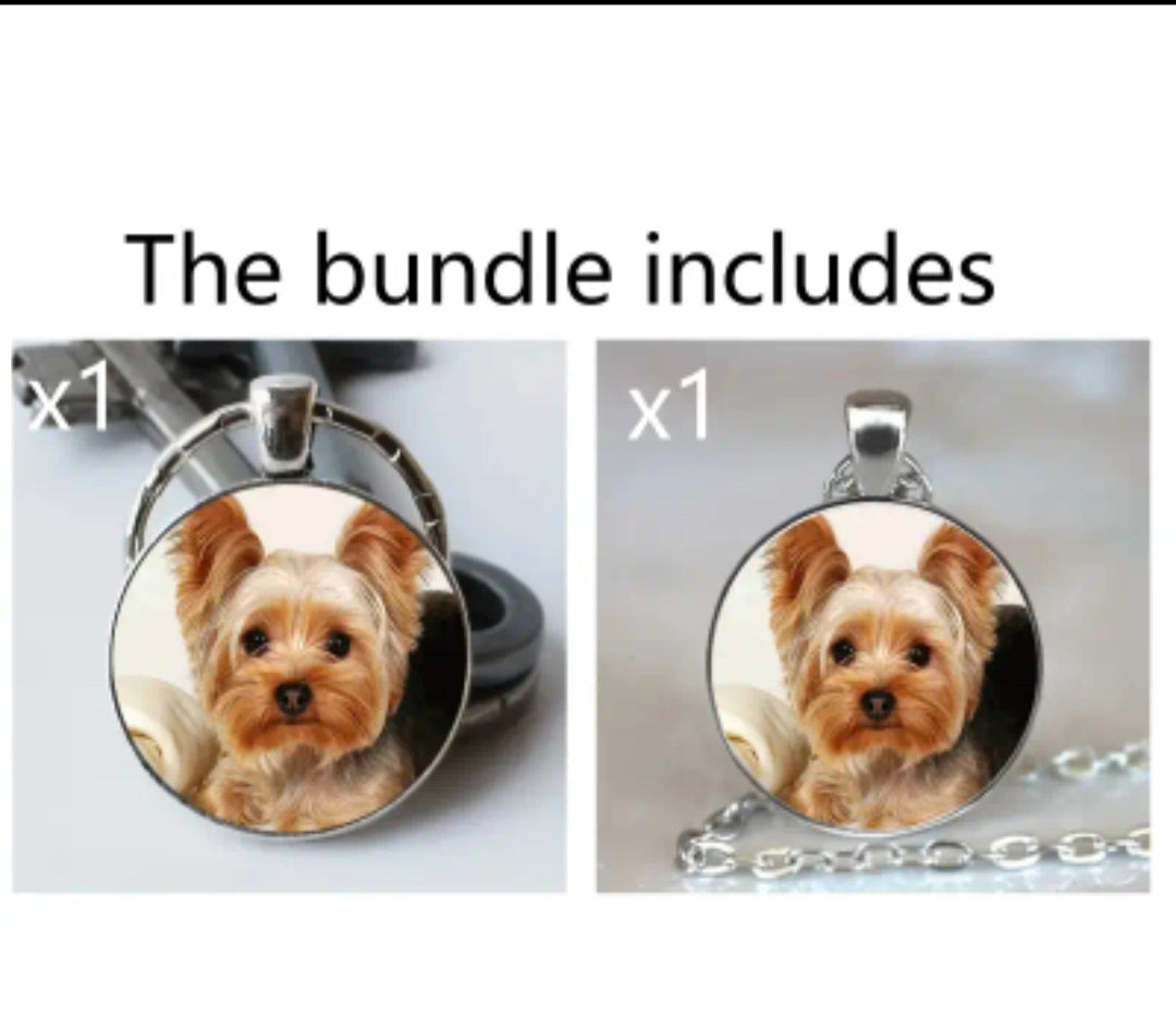 1 PC Cute Puppy Keychain,  for key, cars, Jewelry, Necklace