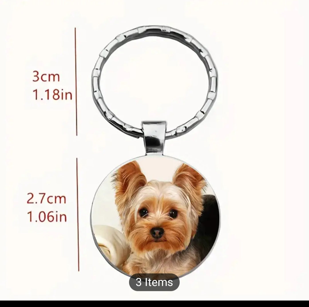 1 PC Cute Puppy Keychain,  for key, cars, Jewelry, Necklace