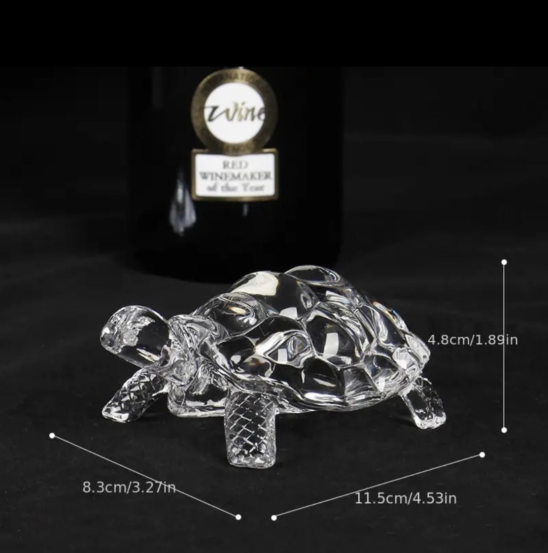 1pc Crystal Turtle Statue