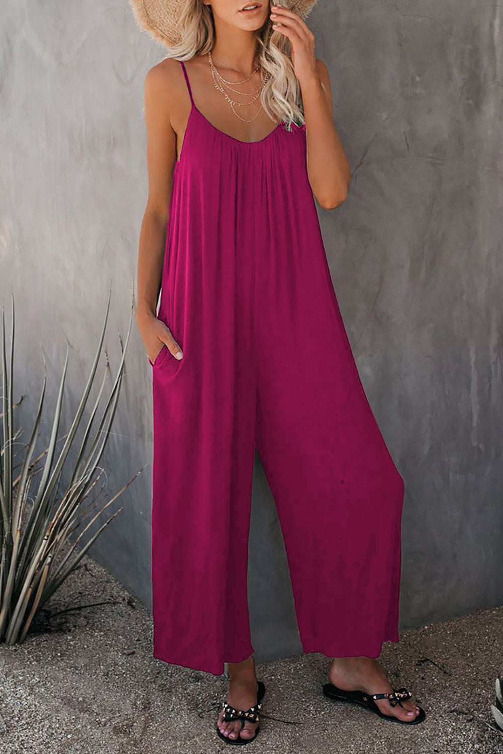 Pantalon Jumpsuits avec pockets pour femmes