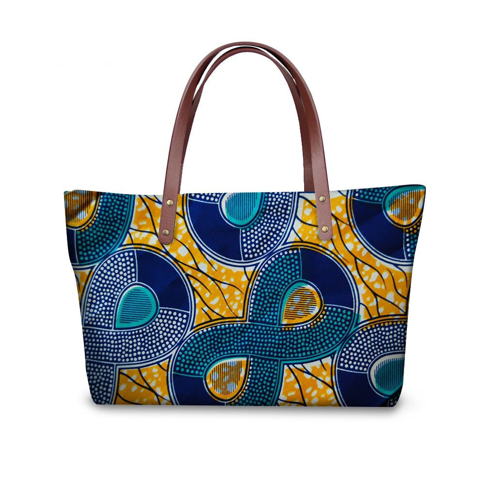 Sac à main style bohéme à tissu Africain