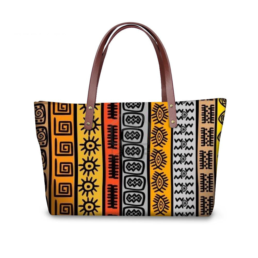 Sac à main style bohéme à tissu Africain