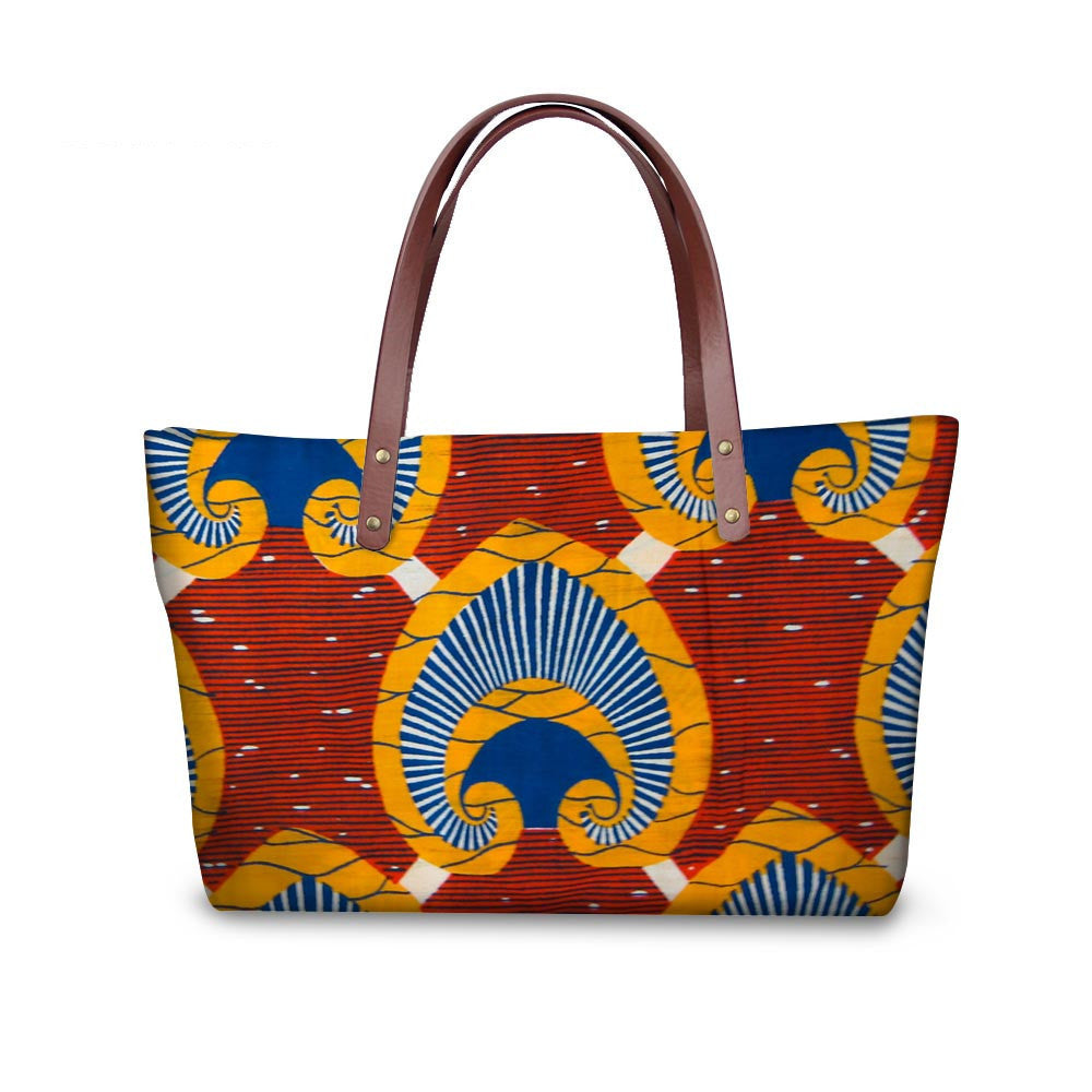 Sac à main style bohéme à tissu Africain