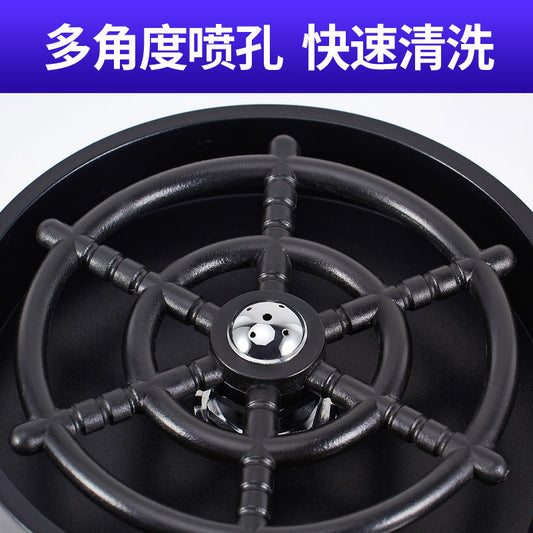 Cup washer Sink bar press type high pressure automatic cup washing artifact cup maker coffee milk tea shop kitchen