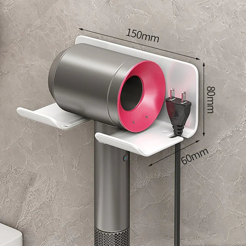 Hair Dryer Holder Wall Dryer Cradle Straightener Stand Hairdryer Organizer Storage Box Toilet Blower Holder Bathroom Shelves