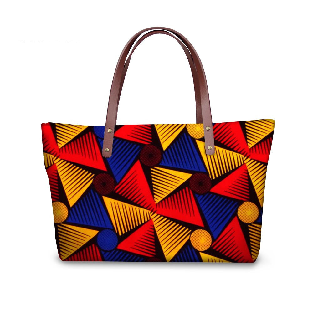 Sac à main style bohéme à tissu Africain